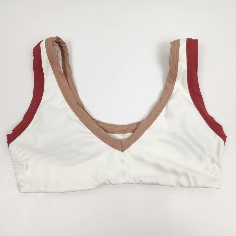 L*Space Lala Bikini Top in Cream Size XL